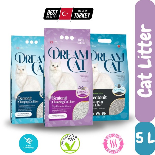 Dream Cat Turkish Ultra Premium Low Dust Cat Litter 5L