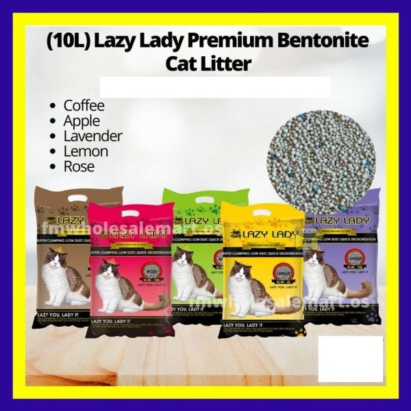 Lazy Lady Premium Bentonite Cat Litter