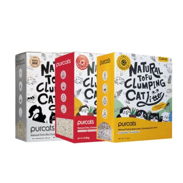 Cature Natural Tofu Cat Litter Clumping Plus / Odor Control Plus / Mix Clumping 14L