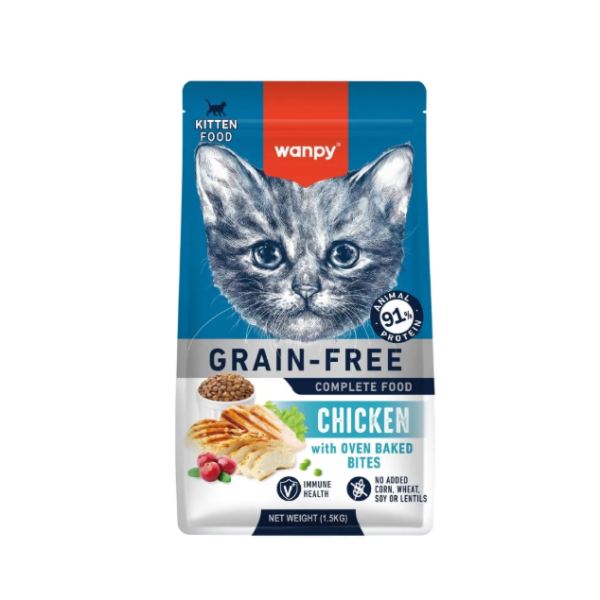 Wanpy Grain Free Kitten Cat Food with Chicken | Wanpy Cat Food