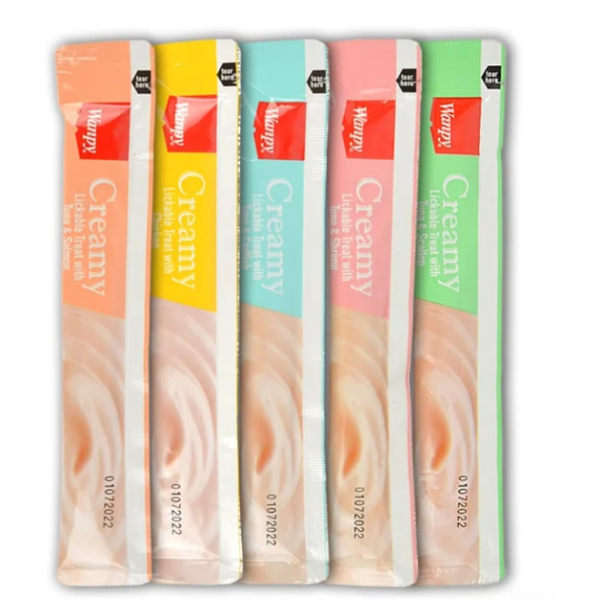 Wanpy Creamy Treat Single Stick 14gm (Mixed Flavour) | Wanpy Cat Treat