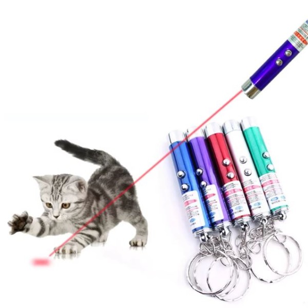 Cat Interactive Toy LED Light Torch Laser Pointer Infrared Laser Cat Toy