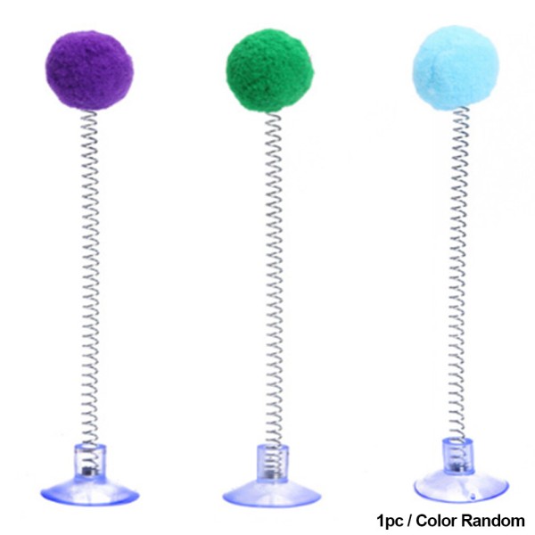 1pc Spring Cat Toy, Spring Toy with Ball, Pet Interactive To