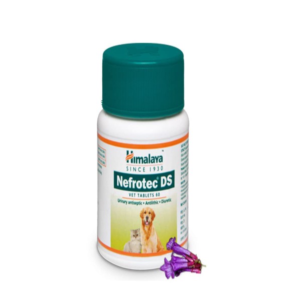 Himalaya Herbals Nefrotec DS Vet Tablets For Pet Dog and Cat 60tabs (Antilithic, Diuretic and Urinary Antiseptic)