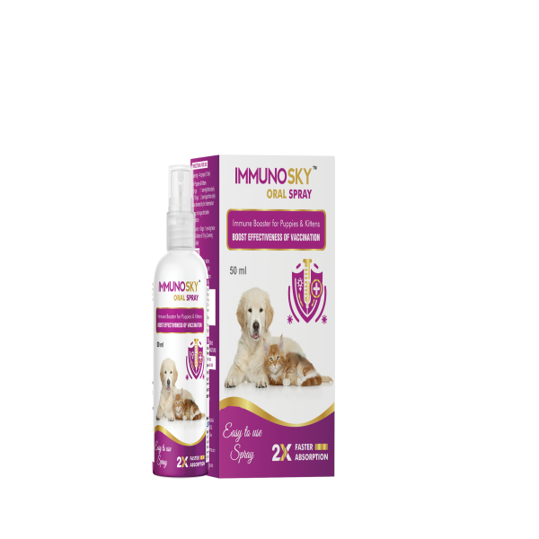 Immuno Sky Pet Oral Spray for Puppies and Kittens 50ml