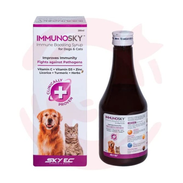Immunosky Immune Boosting Syrup for Dogs & Cats 200M