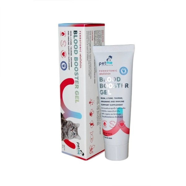 BLOOD BOOSTER GEL, Blood Supplement, Lysine, Taurine for Cats 30g