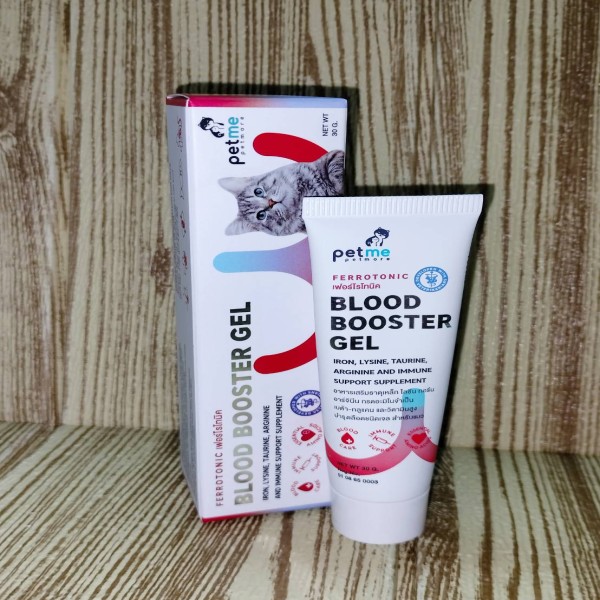 BLOOD BOOSTER GEL, Blood Supplement, Lysine, Taurine for Cats 30g