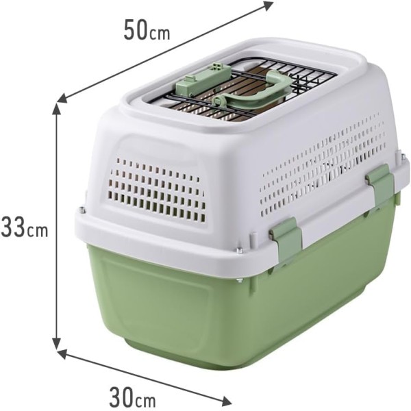 Top Opening Pet Carrier for Small Dogs and Cats - (51 x 35 x 31cm)