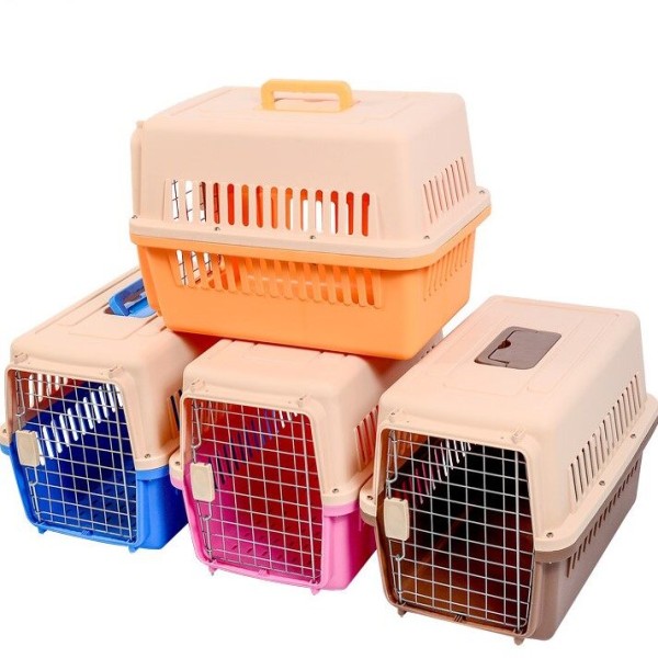 Pet Cat & Dog Carrier Box Large Size - (66*48*53cm)