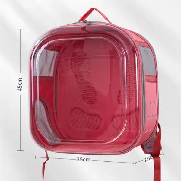 Cat Bags Pet Backpack Portable Foldable Transparent Pet Carrier Panoramic Breathable Backpack