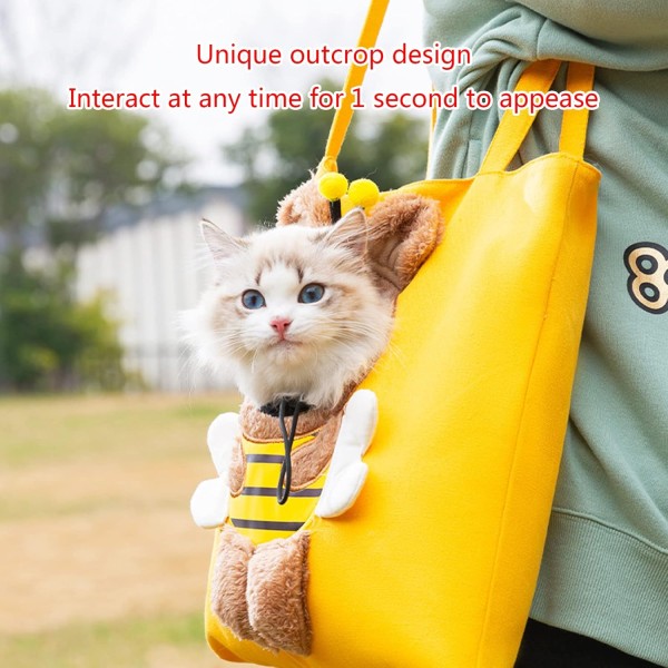 Pet Tote Carrier Bag Portable Pet Bag Go-out Travel For Puppie Cat Head-out Portable Canvas Shoulder Head-out Travel For Cats