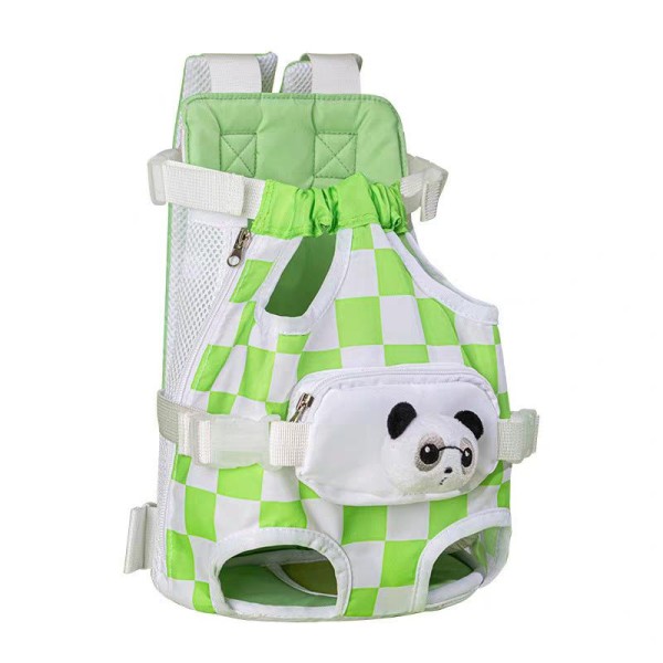 Panda Travel Adjustable Backpack, Front Bag Easy-fit Chest Carrier for Small Dogs Cats Puppie