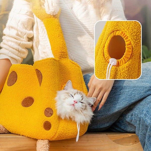Cat Carrying Bag with Hole Pet Body Holder Travel Backpack for Small Kitten Puppy