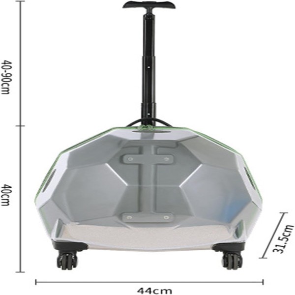 Pet Cat Trolley Case Cat Carrier Suitcase Pet Rolling Carrier Freely Breathe with Silent Wheels for Pet Travel for Outdoor