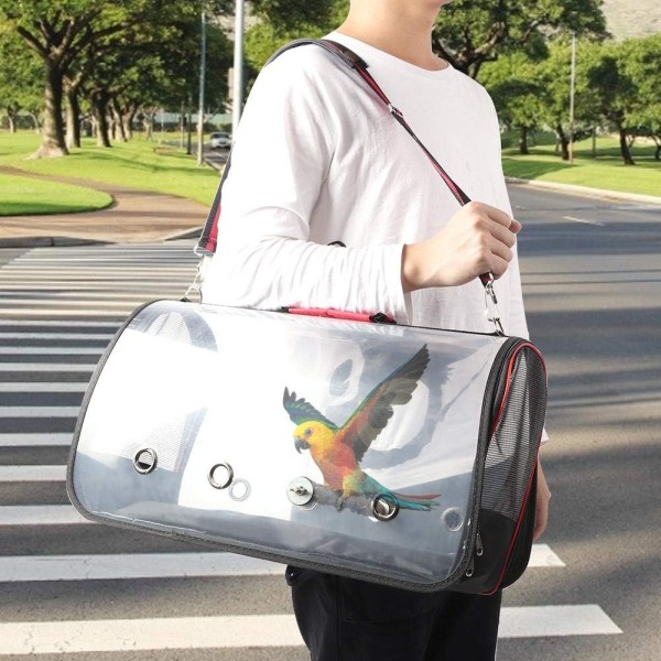 Bird Carrier, Portable Lightweight Breathable Outdoor Bird Travel Bag