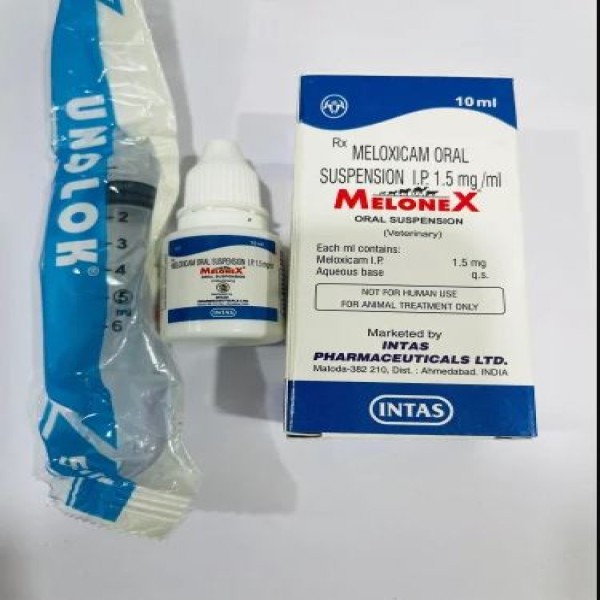 Melonex Oral Suspension for Cats and Dogs 10ml (Meloxicam)