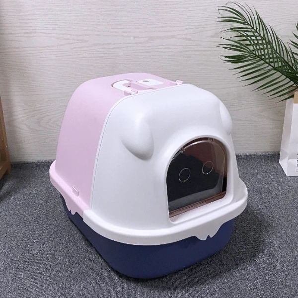 Closed Odor Control Cat Litter Box with Full Cover  -(38*41*53)