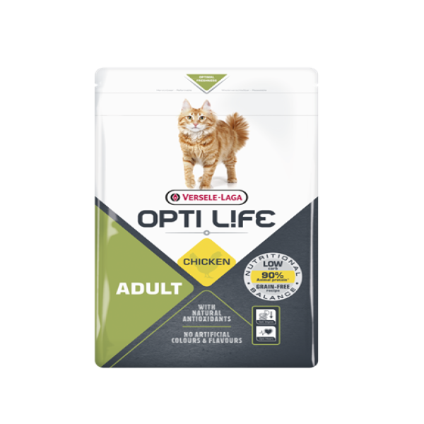 Opti Life Grain-Free Dry Cat Food Adult Chicken 1kg