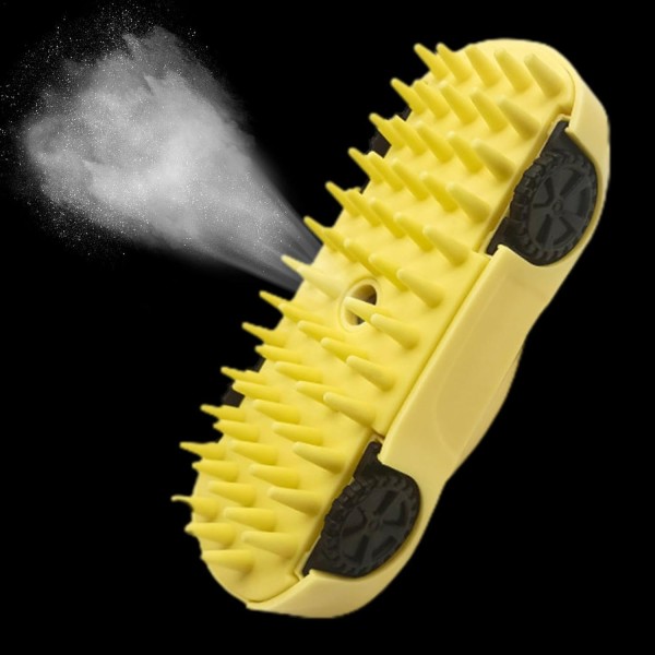 Cat Brush with Steam, Cleaning Car Shape Steam Cat Hair Brush