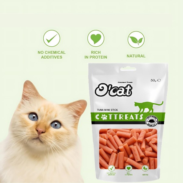 O'Cat Healthy Cat Treat, Snack Bites for Training and Feeding