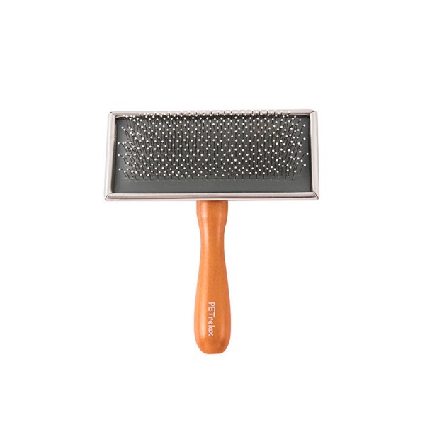 Wooden Handle Pet Grooming Brush For Cats & Dogs