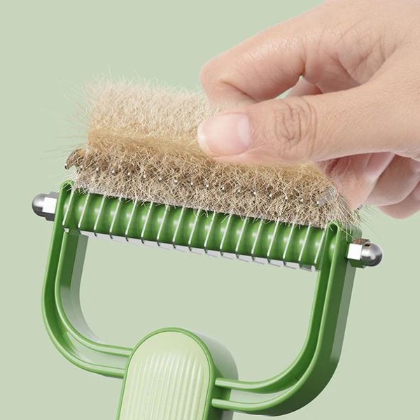 Stainless Steel Pet Comb for Shedding & Detangling