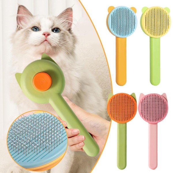 Pet Grooming Brush, Pet comb, Self cleaning, Hair Remover Cat , Dog, Rabbit Shedding Brush