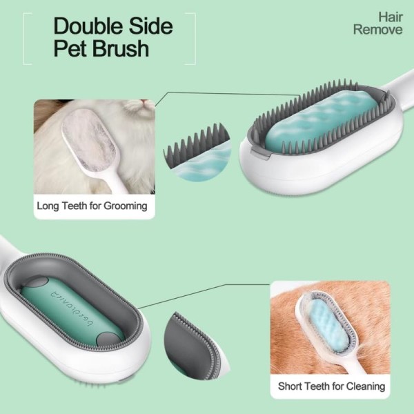 Pet Cat Brush Self Cleaning Slicker Brushes, Pet Grooming Brush for Cats and Dogs
