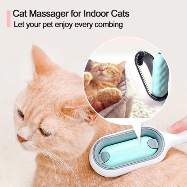 Pet Cat Brush Self Cleaning Slicker Brushes, Pet Grooming Brush for Cats and Dogs