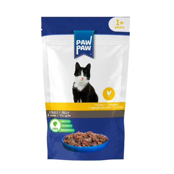 Paw Paw Adult Pouch Chicken 85gm | Cat Wet Food