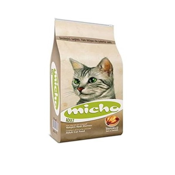 Micho Adult Dry Cat Food - Rich In Chicken 15kg For All Breeds Cats