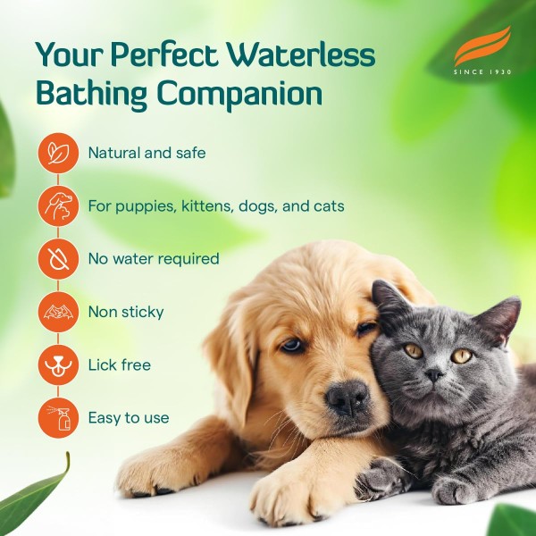 Himalaya Freshcoat Dry Bath Shampoo for Dogs & Cats - 200ml
