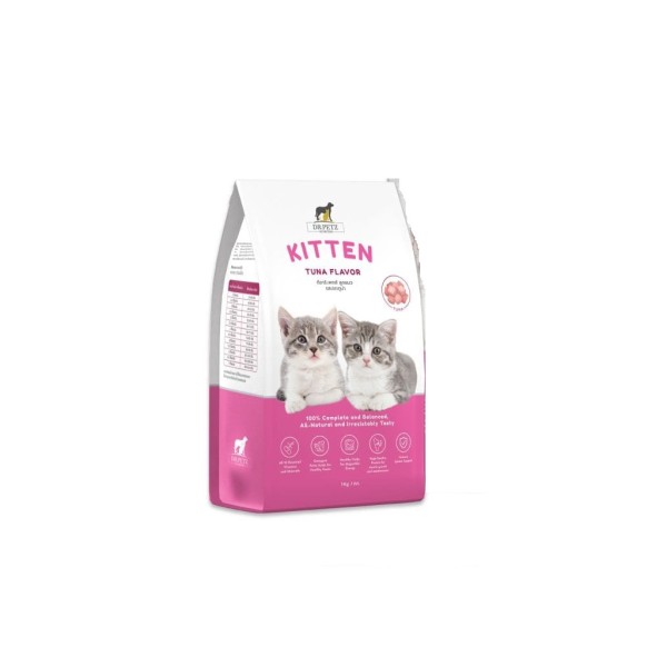 Dr. Petz Kitten Dry Cat Food - Tuna Flavor 1kg | All Breed