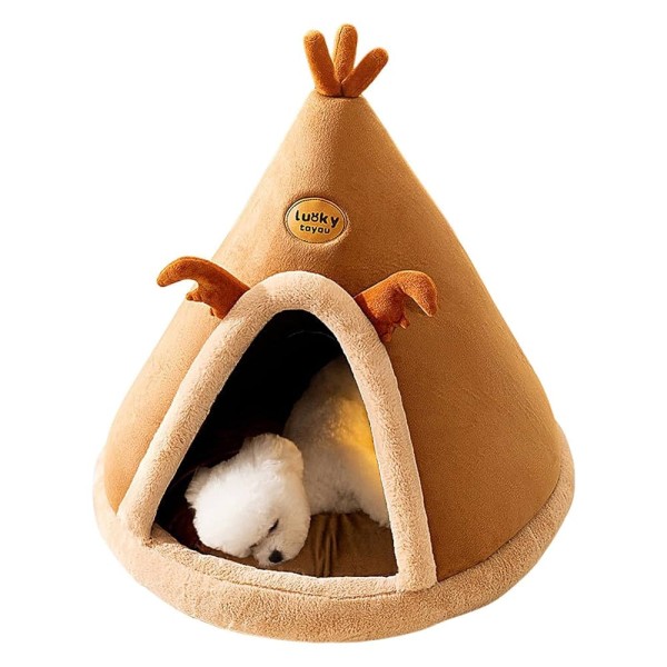 Cat Cave Bed, Comfortable Triangle Pet Bed