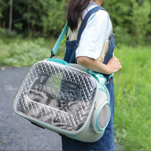 Pet Carrier Foldable Cat and Dog Collapsible Travel Bag