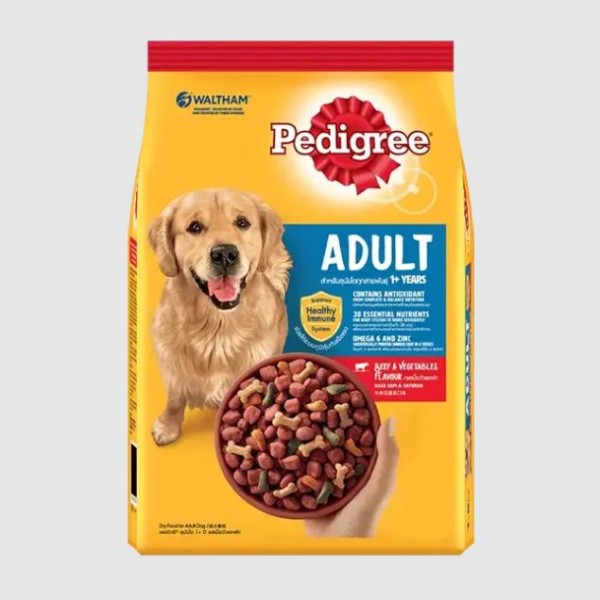 Pedigree Adult Dry Dog Food - Beef & Vegetables 3kg | All Breed Dogs