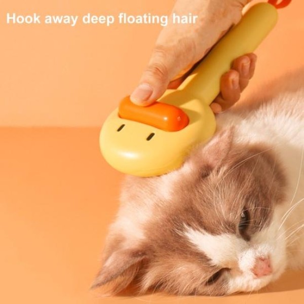Pet Comb Cartoon Duck Shape Cats Dogs Hair Removal Brush
