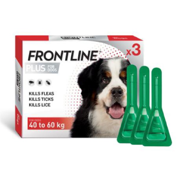 Frontline Plus Flea And Tick Treatment Spot-on For Dogs 40-60kg