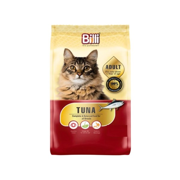 Billi Adult Dry Cat Food - Real Tuna 500g | Adult Dry Cat Food