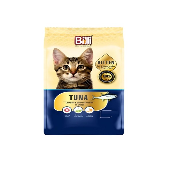Billi Kitten Dry Cat Food - Real Tuna 500g | Kitten Dry Cat Food