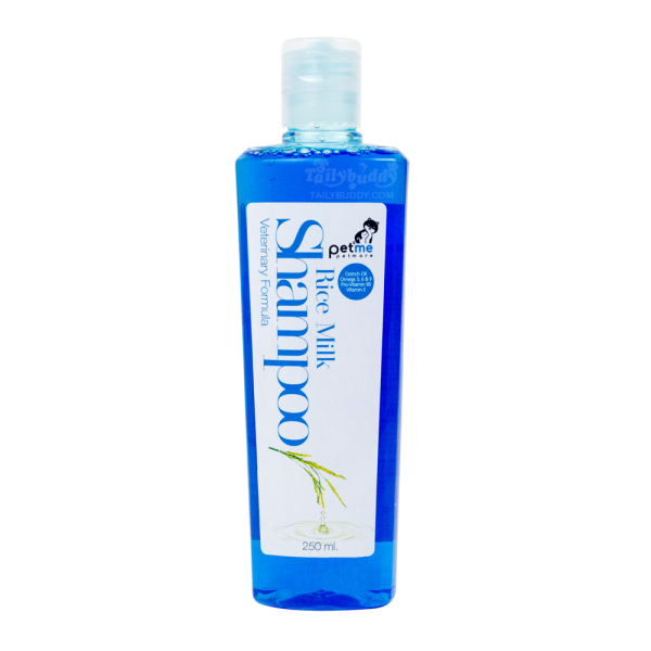 Petme Veterinary Formula Pet Shampoo - Rice Milk Scent, Ostrich Oil Formula, Hair Nourishment, Good Smell 250ml