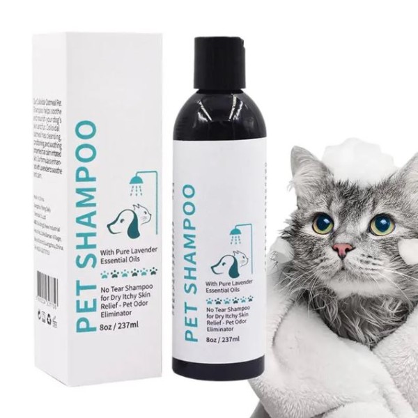 Melao Pet Shampoo Puppy & Kitten Dog Shampoo Dry Skin & Itch Relief Pet Shampoo For Dogs 237ml