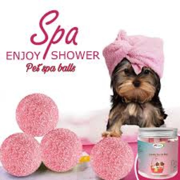 Pet Bath Candy Scrub Ball (16g*8pcs) | Pet Spa Shower Candy Balls