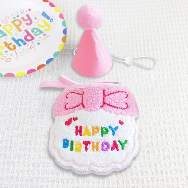 Cat Small Dog Birthday Hat With Bandana