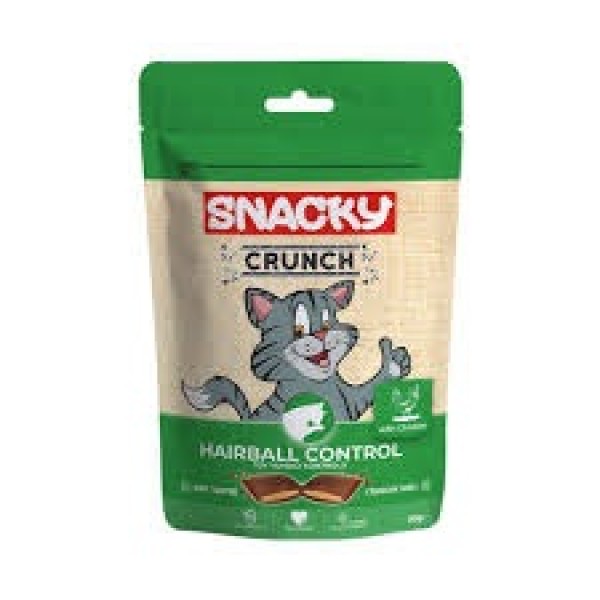 Snacky Crunch Dry Cat Treat Hairball Control with Chicken 60g