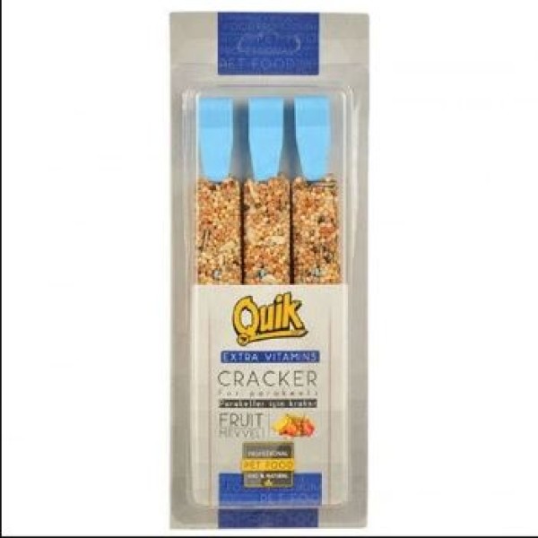 Quik Triple Honey Cracker Stick For Parakeets 3-pack