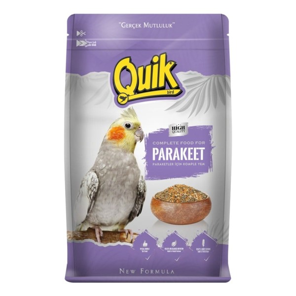 Quik Premium Bird Food Parakeet Mix 750g