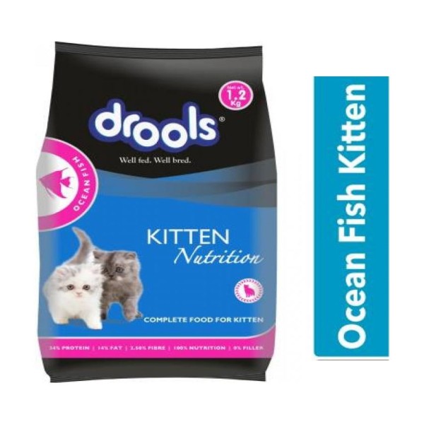 Drools Kitter (2-12 Months) Dry Cat Food Ocean Fish 400g | Dry Cat Food