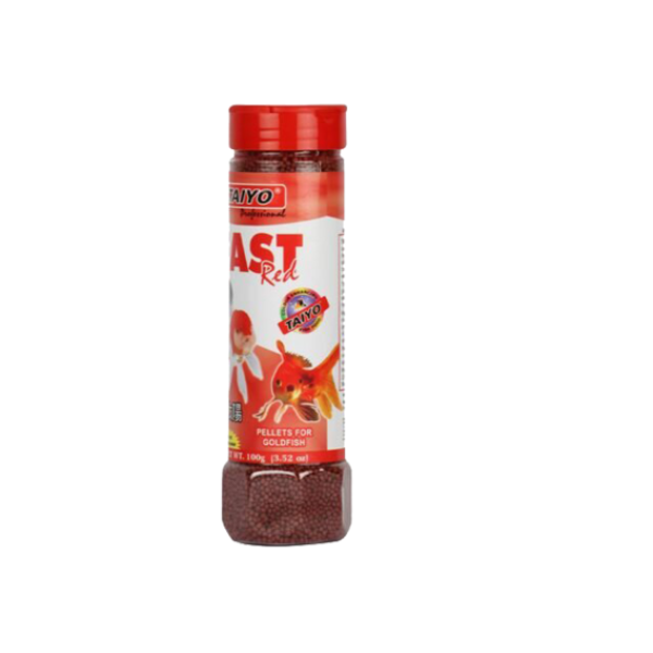 Taiyo Fast Red Fish Food 100gm – Premium Aquarium Feed